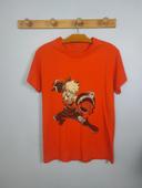 T-shirt Licence My Hero Academia Vintage Orange Taille S Homme