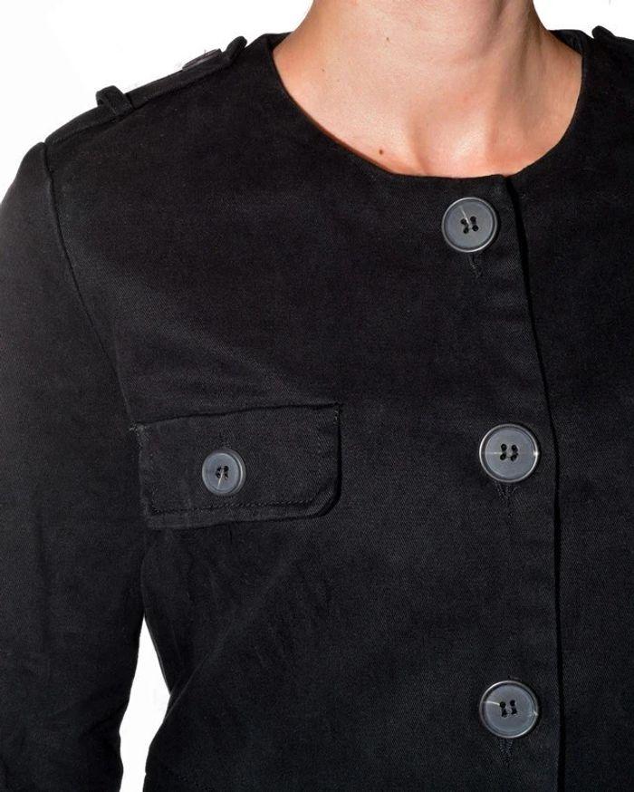 veste légère noire uni extérieur manches longues taille 38 - photo numéro 6