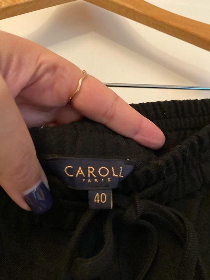 Pantalon noir droit chaud Caroll - photo numéro 4