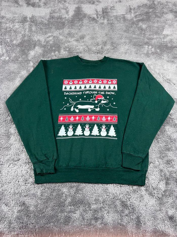 👕 Sweat de Noël Vert Taille L 👕 - photo numéro 1