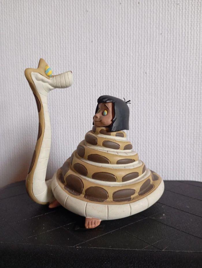 Figurine hachette Mowgli et Kaa du livre de la jungle Disney - photo numéro 1