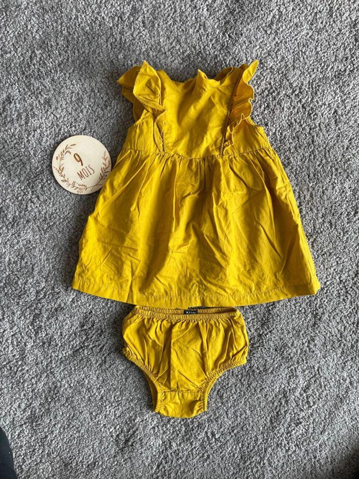 Robe et bloomer kiabi 9 mois - photo numéro 1