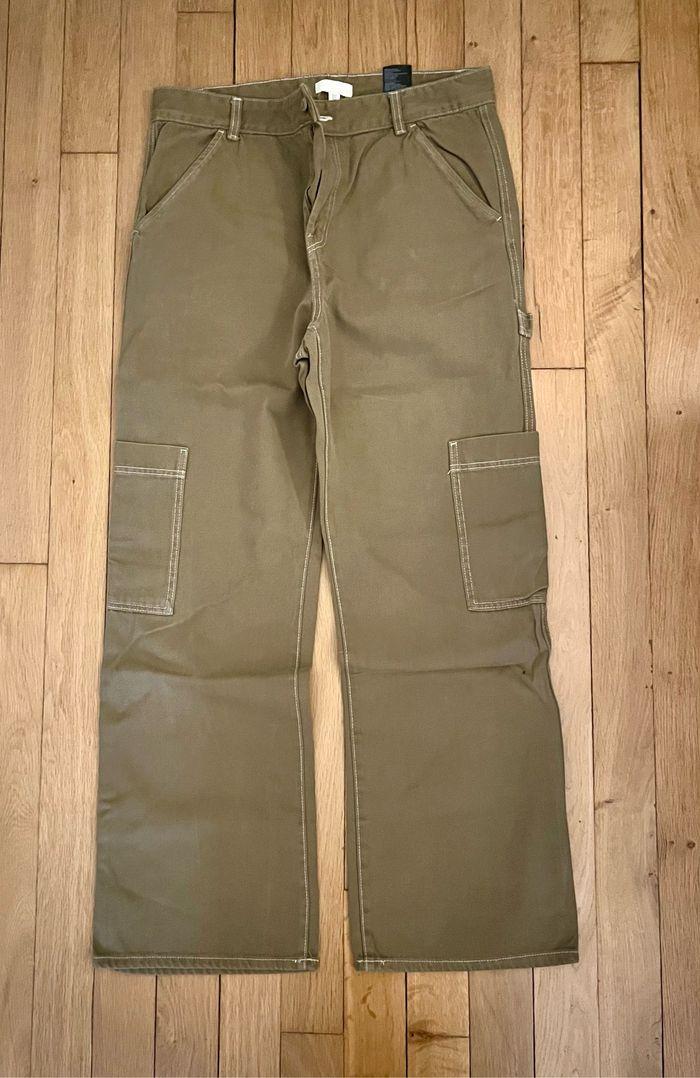 PANTALON CARGO KAKI - photo numéro 1