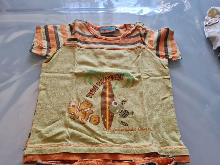 Ensemble Tee-shirt/polo/1 short nemo disney orchestra 2 ans - photo numéro 3