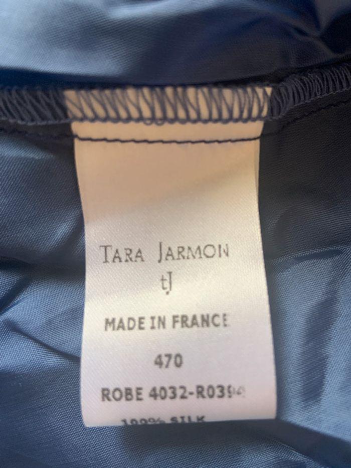 Robe longue bleue Tara Jarmon taille 40 - photo numéro 4