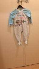 Pyjama velour 12 mois babygro