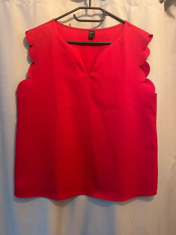 Blouse rouge Shein S - photo numéro 1