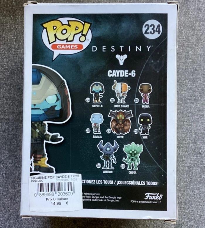 Figurine Funko POP officielle Destiny Cayde-6  234 - photo numéro 5