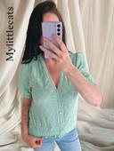 Blouse menthe