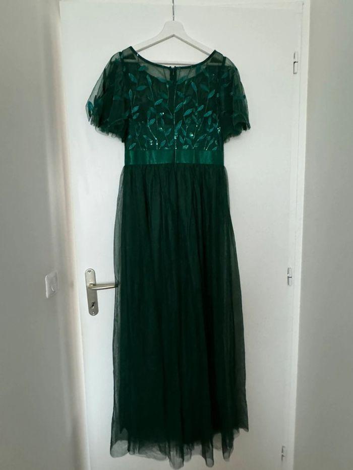 Robe cérémonie vert foncé XL - photo numéro 6