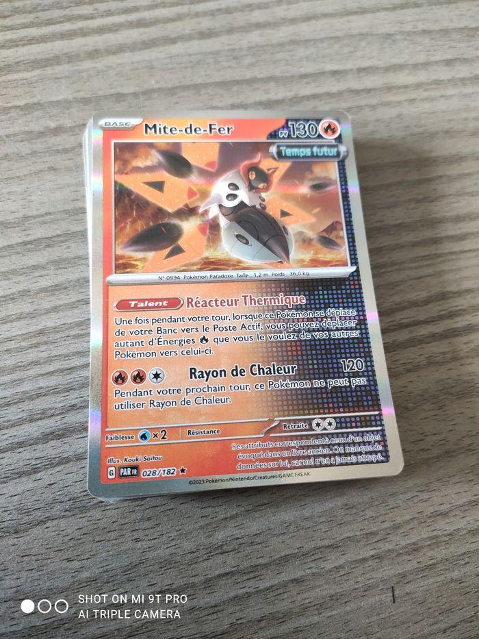 Lot 41 cartes Pokémon faille paradoxe - photo numéro 1