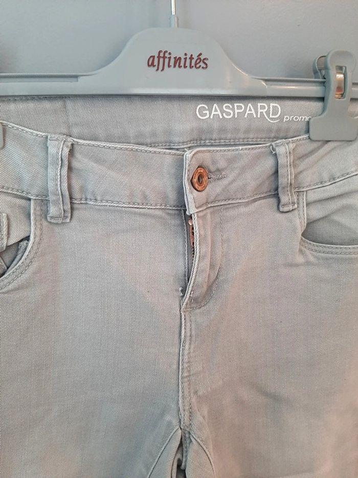 jeans droit Promod gris taille 36 - photo numéro 2