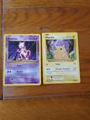 Lots de 2 cartes XY évolution de 2016 Mewtwo rare et pikachu Pokémon