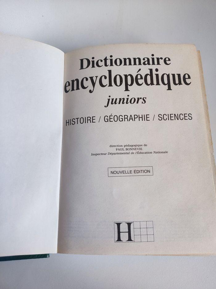 Dictionnaire encyclopedie juniors  / Hachette 1986 - photo numéro 3