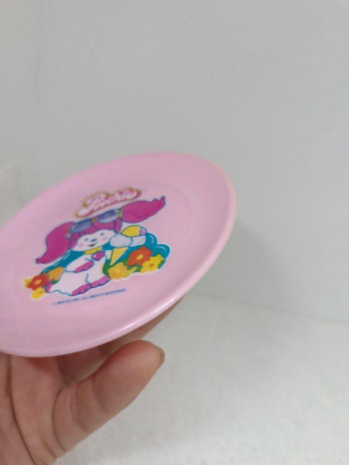 Poochie assiette dinette cuisine enfant plastique plate service vintage mettel rose pink - photo numéro 4