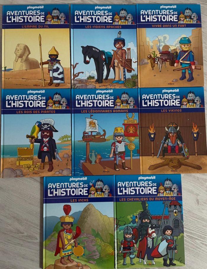 Lot de 8 livres Playmobil - Aventures de l’histoire - photo numéro 1