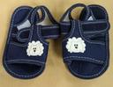 Sandalette lion bleu 0-6 mois