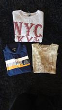 Lot tee-shirts pull polo