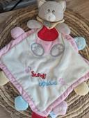 Doudou plat ourson sensoriel baby nat