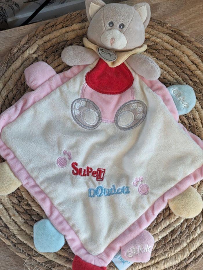 Doudou plat ourson sensoriel baby nat - photo numéro 1