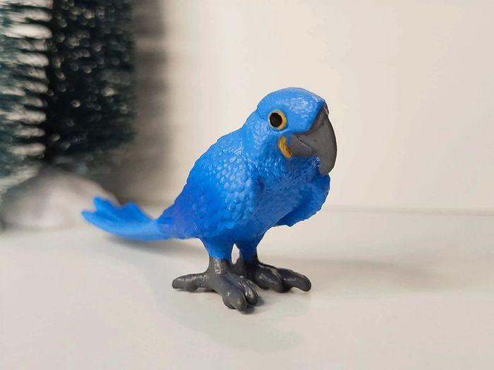 Figurine perroquet bleu Schleich - photo numéro 2