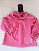 Blouse tunique Sergent major 9 mois rose neuf