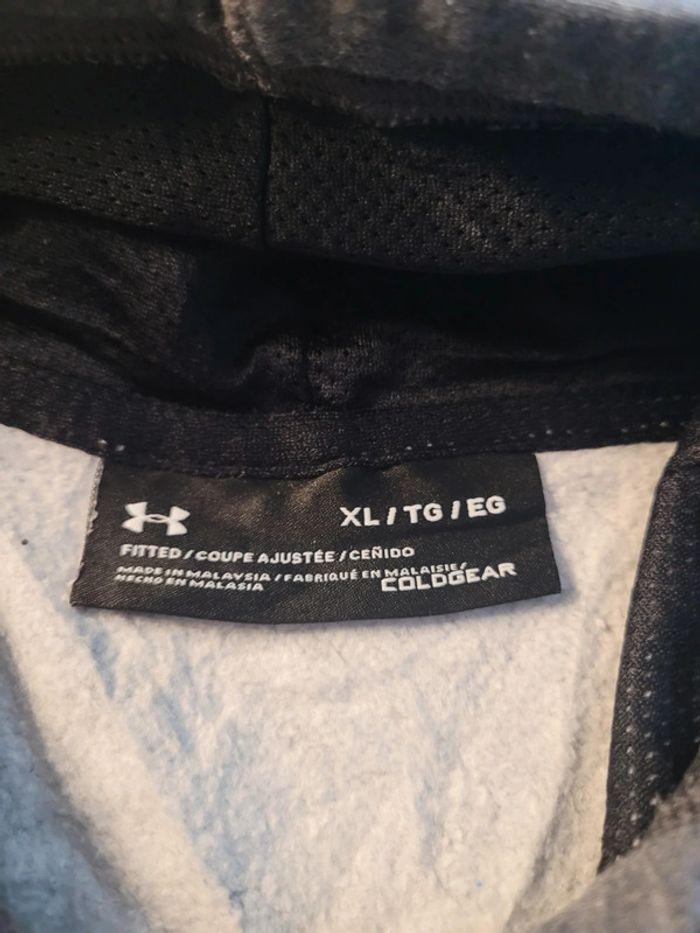 Veste zip Gris Under Armour Taille XL Logo Thermocollant - photo numéro 9