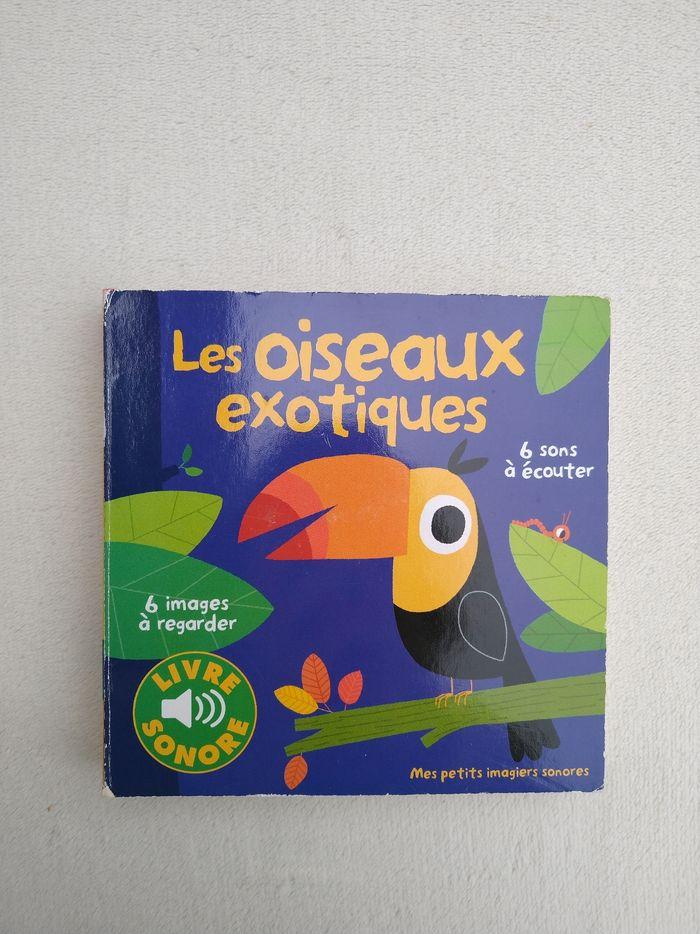 Livre sonore Les oiseaux exotiques Gallimard - photo numéro 2