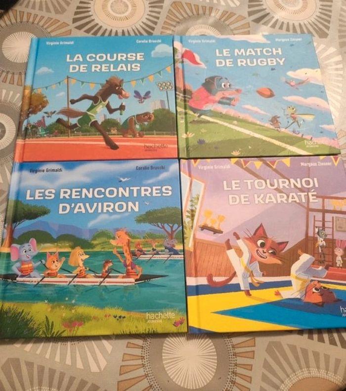 Lot de 4 livres esprit sportif mc Donald's