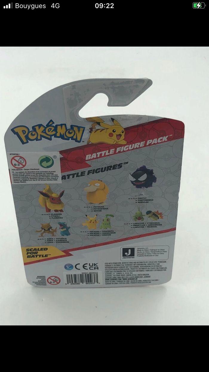 Figurine Pokémon Battle Figure Pack Kaiminus et Abra Bandai neuf - photo numéro 2