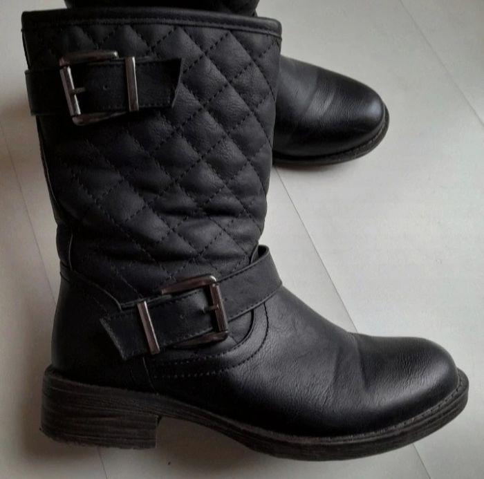 Bottines style  motard pointure 37 - photo numéro 3