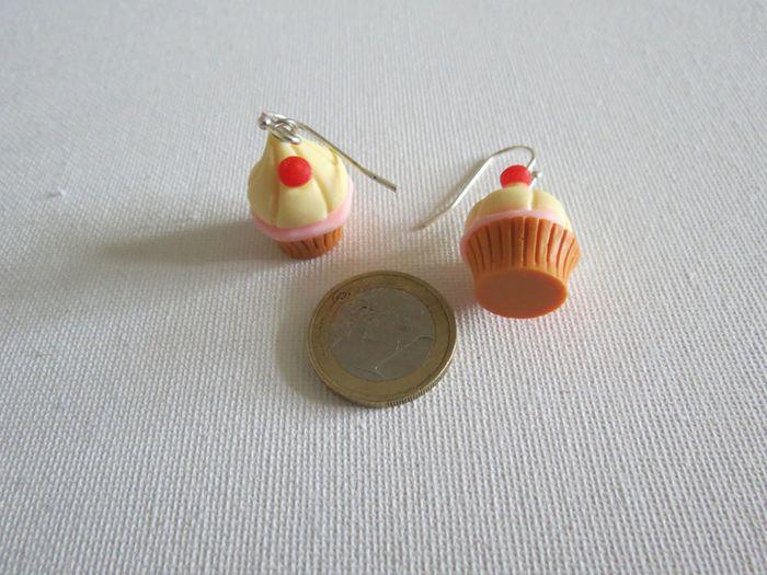 Boucles d'Oreilles Cupcake - photo numéro 3