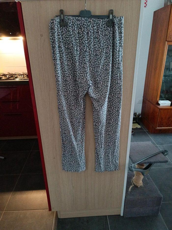 Pyjama kaki fantaisie taille 42/44 de Françoise Saget - photo numéro 7