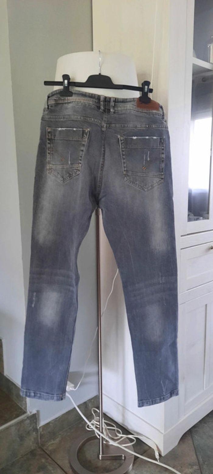 Jeans homme gris taille 42 Status - photo numéro 2