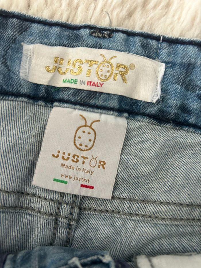 Short mini en jean Justor - photo numéro 3