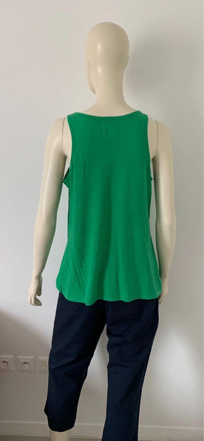 Lot de 3 tops débardeurs vert jaune et rose taille M - photo numéro 12