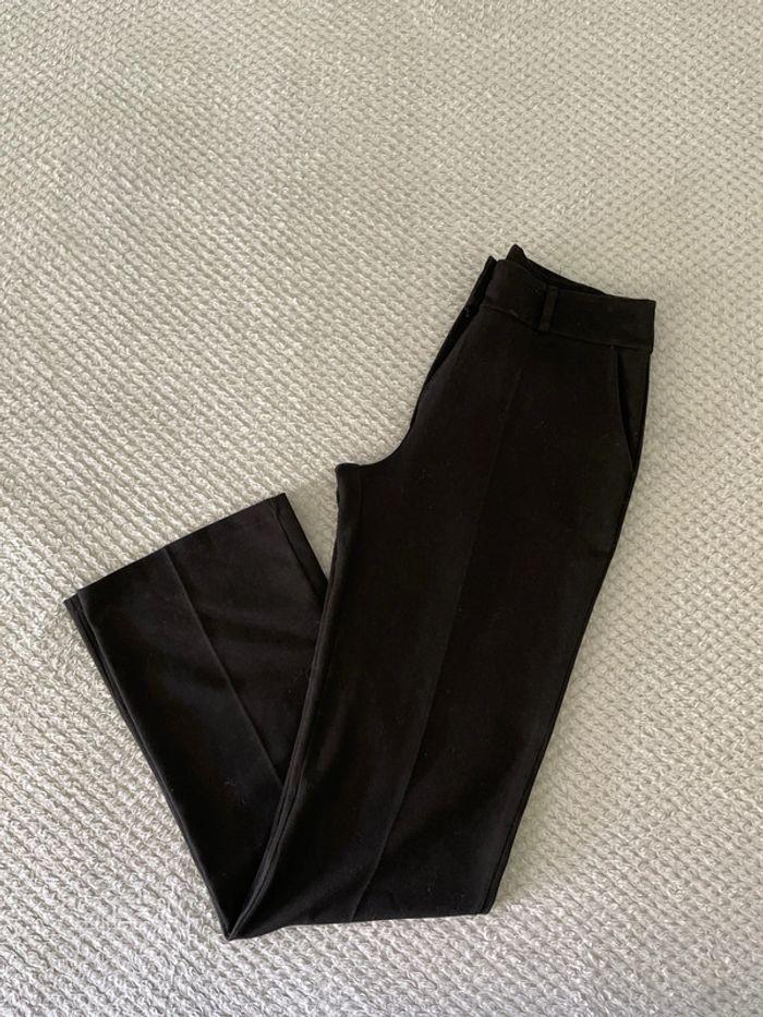 Pantalon droit noir Bershka - photo numéro 2