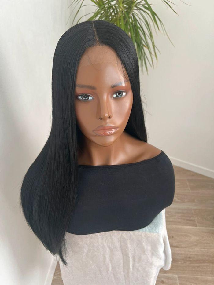 Perruque lisse noire lace frontal - photo numéro 20