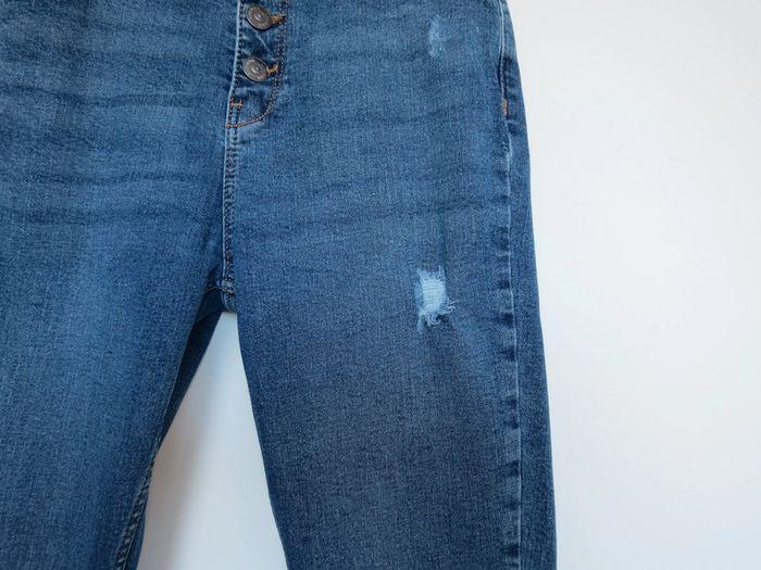 Jeans taille haute Skinny Used - photo numéro 2