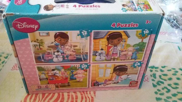 4 puzzle docteur la peluche - photo numéro 1