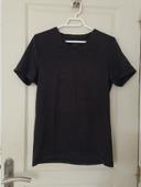 Tee-shirt uni gris foncé homme h&m taille M/38