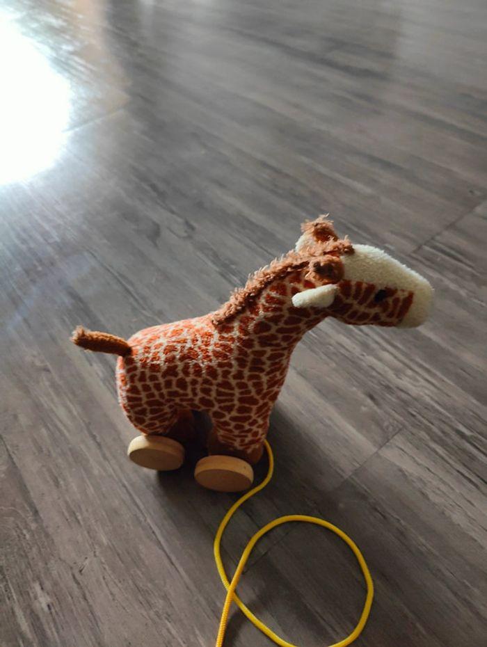 Peluche girafe à tirer Fizzy - photo numéro 5