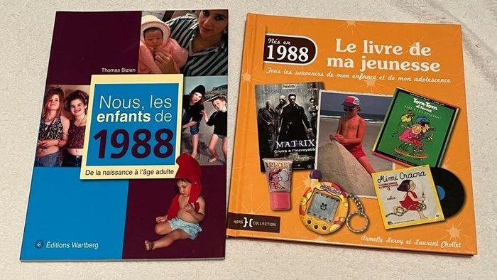 Lot de 2 livres pour les enfants nés en 1988 - photo numéro 1