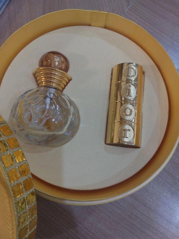 Vaporisateur doré christian dior et boîte  vintage - photo numéro 1