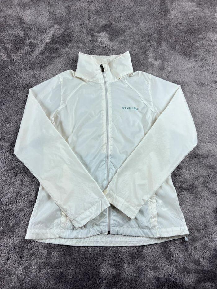 👕 Veste type Kway Columbia Blanche Taille M 👕 - photo numéro 1