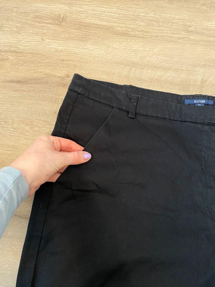 Pantalon chino court noir Kiabi taille 3XL / 46 - photo numéro 5