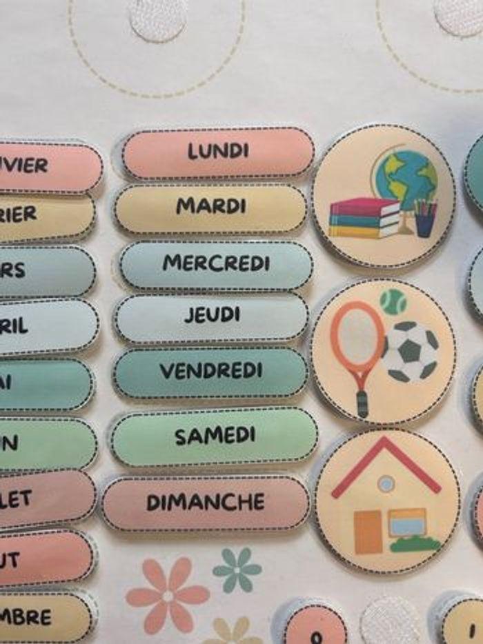 Calendrier perpétuel Montessori - photo numéro 5