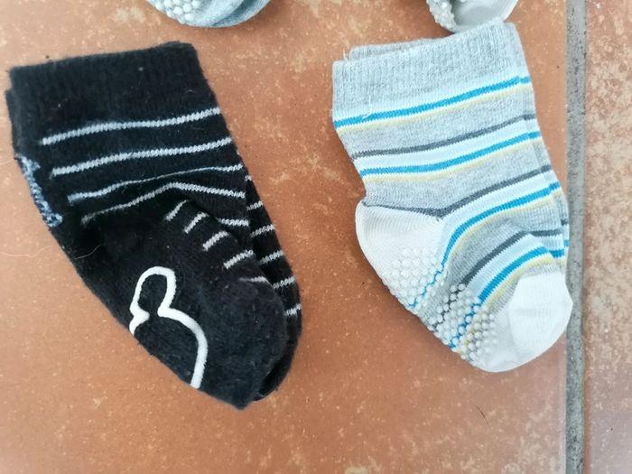 Lot de 4 paires de chaussettes anti dérapante bébé garçon fille - photo numéro 3