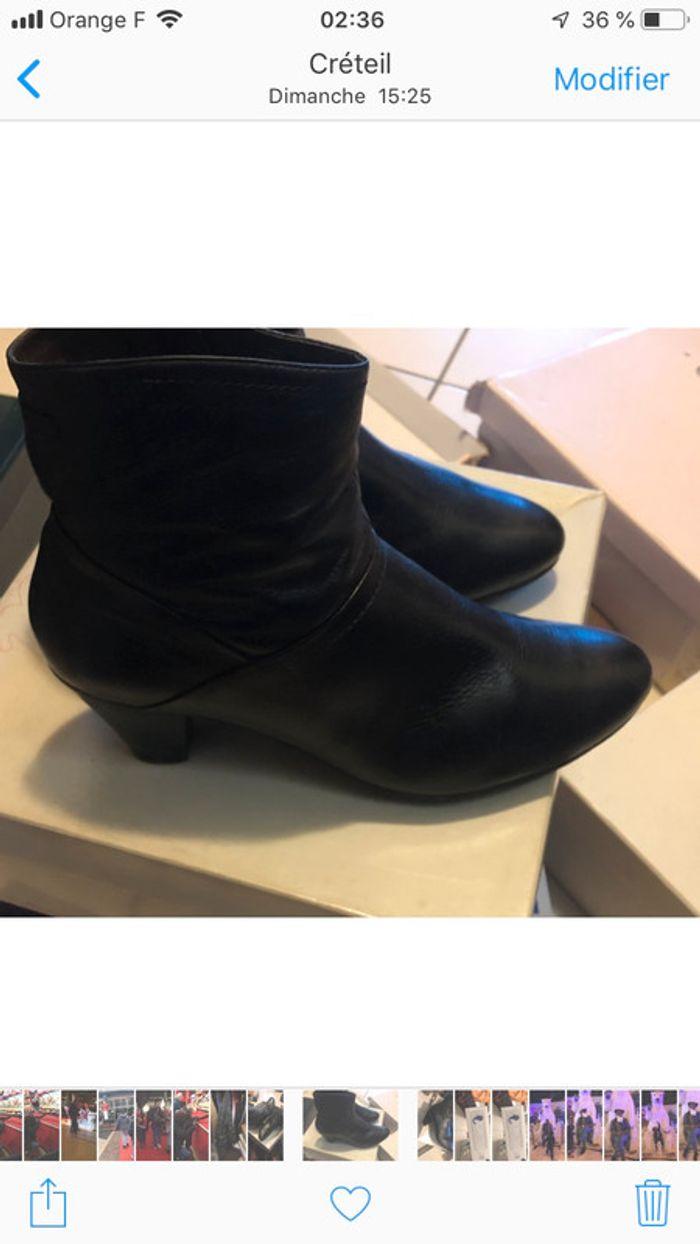 Bottines bata -T41 cuir - photo numéro 2