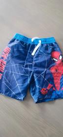 Short de bain spiderman 122 128